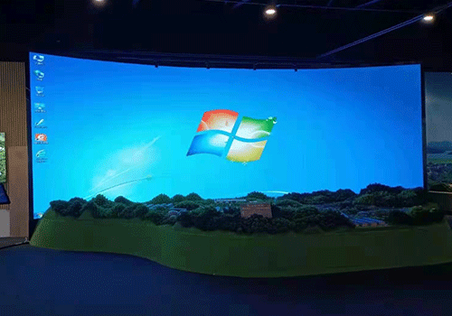 廣西羅城縣農(nóng)業(yè)園P1.86 LED大屏