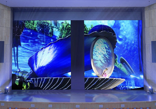 機械開合屏_互動展廳新體驗(led滑軌屏)