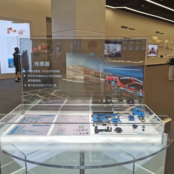 OLED高清雙面透明屏 OLED透明屏 自發光商用觸摸廣告顯示屏 柔性屏 方案定制